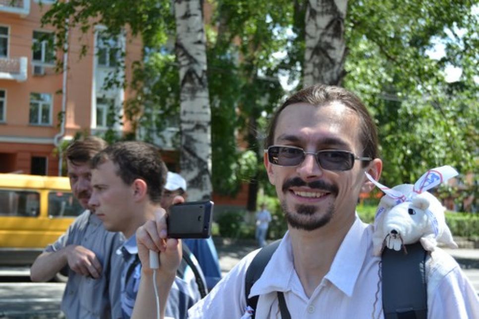Барнаульские оппозиционеры присоединились к "Маршу миллионов". Фото.