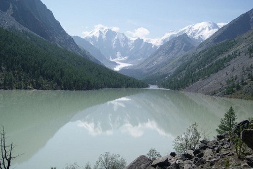 Озеро Маашей в Горном Алтае исчезло за один день. Фото.