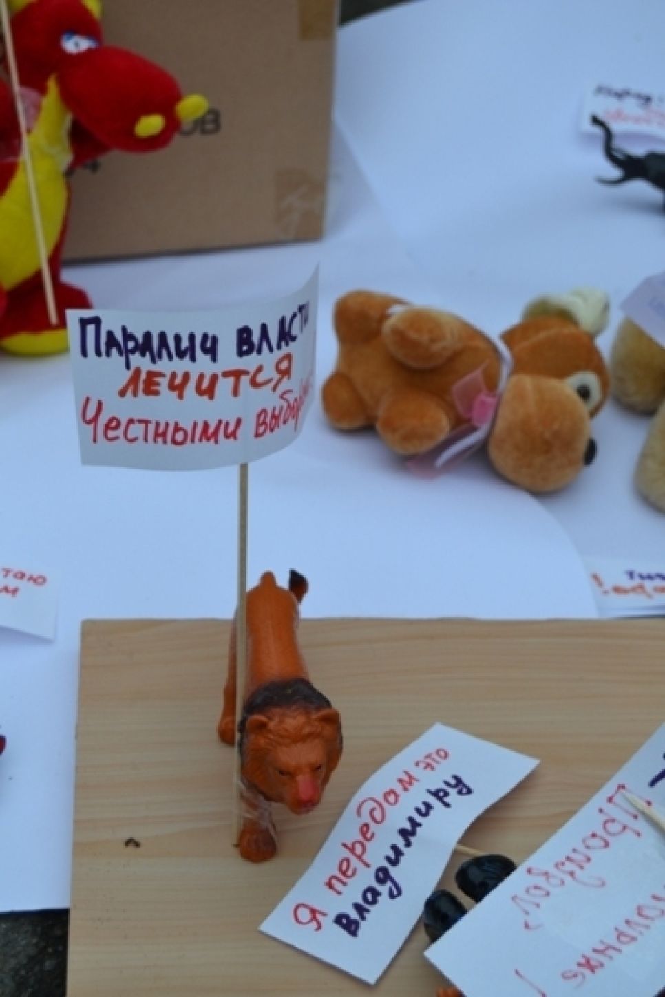 Барнаульские оппозиционеры 15 сентября провели два митинга - "игрушечный" и настоящий. Фото.