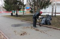 Игорю Савинцеву достались грабли: как прошел городской субботник