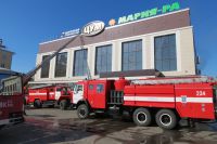 Пожар в ЦУМе. Фото ИА «Банкфакс»