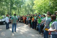 Несколько «КамАЗов» с мусором вывезли с территории парка «Юбилейный» в Барнауле