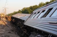 Шесть жителей Алтайского края пострадали в результате крушения поезда на Кубани