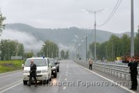 Участок автобана с надземным пешеходным переходом сдали в Республике Алтай