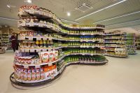 Внутреннее оформление одного из супермаркетов