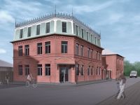 В исторической части Барнаула строят стилизованный жилой дом