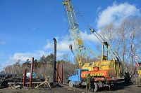 В Барнауле возобновили работы по строительству моста через Пивоварку