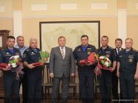 Александр Карлин наградил руководство МЧС России за личный вклад в ликвидацию последствий паводка