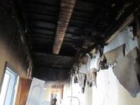 По соседству с районным Пенсионным фондом в Барнауле произошел пожар