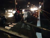 На «Чуйском тракте» в ДТП попали легковое авто и телега с лошадью