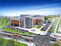 Эскизный проект ТРЦ "Пионер" в районе "Нового рынка", Барнаул