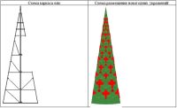 Схема монтажа искусственной ели Ленинского района