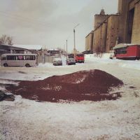 Рассыпная гречка в районе барнаульского элеватора