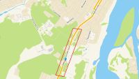 Район отключения воды на Змеиногорском тракте