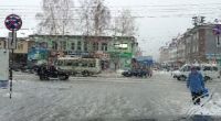 В Горно-Алтайске проливной дождь спровоцировал транспортный коллапс
