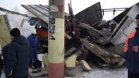 В Бийске в результате взрыва газа пострадал человек