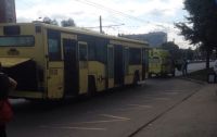 В Ленинском районе Барнаула столкнулись два маршрутных автобуса