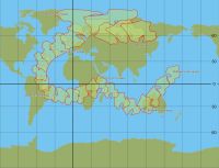 Визуализация движения Сибирского палеоконтинента