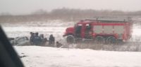 На алтайской трассе из-за метели случилось сразу две крупных аварии