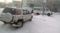 В Рубцовске пассажирская «ГАЗель» протаранила Honda