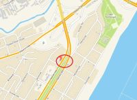 Место расположения ликвидированного пешеходного перехода