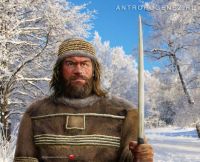 Реконструкция человеческого мужчины по останкам и предметам возрастом 27 тысяч лет (найдены под Владимиром)