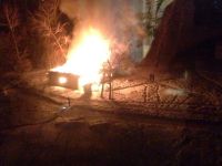 Масленичные гуляния в Барнауле закончились пожаром в парке «Изумрудный»