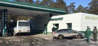 Автозаправку «Октан» второй раз за неделю «раскатали» барнаульские автомобилисты