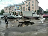 Новая волна «апокалипсиса» смыла участок барнаульского проспекта