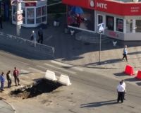Ремонт коллектора на проспекте Ленина