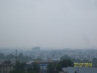 Барнаул погрузился в смог далеких сибирских пожаров