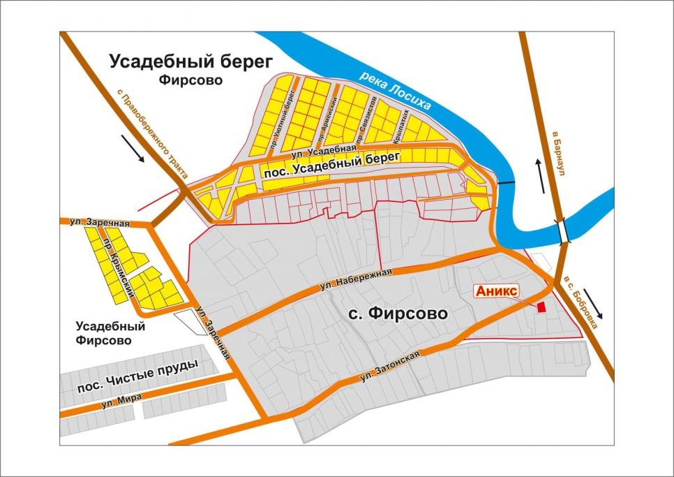 Под Барнаулом появился новый коттеджный поселок на берегу реки