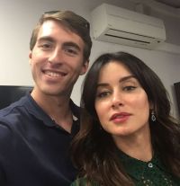 С генпродюссером «Матч-ТВ» Тиной Канделаки