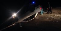 Барнаульцы обнаружили во Власихе перевернутую иномарку без водителя