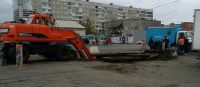 Свежий барнаульский асфальт «уплыл» из-за порыва трубы