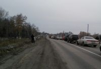 Алтайские трассы перекрыли техникой из-за крупных военных учений