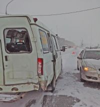 Семь пассажиров «ГАЗели» пострадали в аварии  на трассе Барнаул - Новосибирск