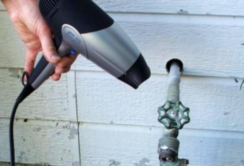 Что делать, если вода в трубе замерзла