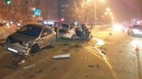 На Алтае молодой лихач в компании 17-летней подруги сбил пешехода и врезался в иномарку