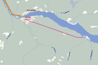 Схема будущей трассы Иогач - Самыш