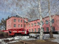 Пожар в поселке Гордеевский