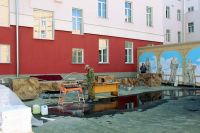Внутренний двор АлтГУ