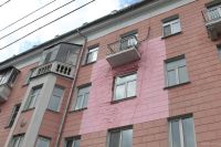 Так фасад дома выглядит после ремонта от УК