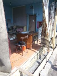 Вместо комнаты теперь открытая веранда