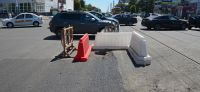 Дорожники огородили новый провал на проспекте Красноармейский