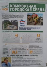 Листовка с информацией о «партийных городских проектах»