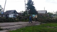 Спасатели расчищают улицы от деревьев