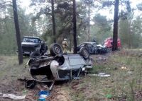 Машины оказались в кювете под селом Кормиха