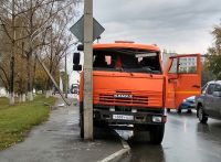 Остановился уже без помощи водителя