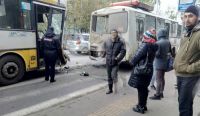 Столкновение барнаульских маршруток